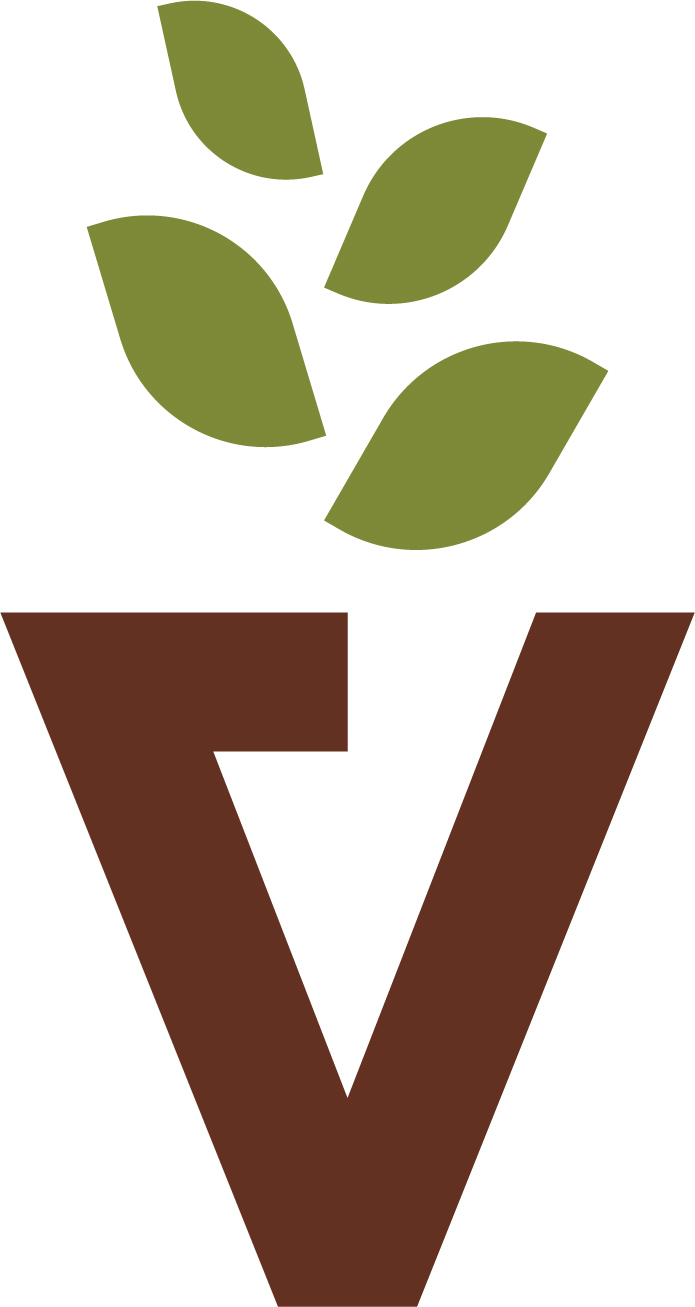 logo di atf-studio, un vaso da cui spuntano quattro foglie che simboleggiano la crescita